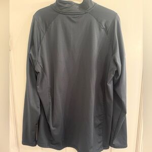 Men’s XL Unrl Quarter Zip Dark Grey / Blue